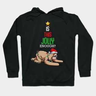 Sloth - Jolly Sloth - Funny Christmas Sayings Hoodie